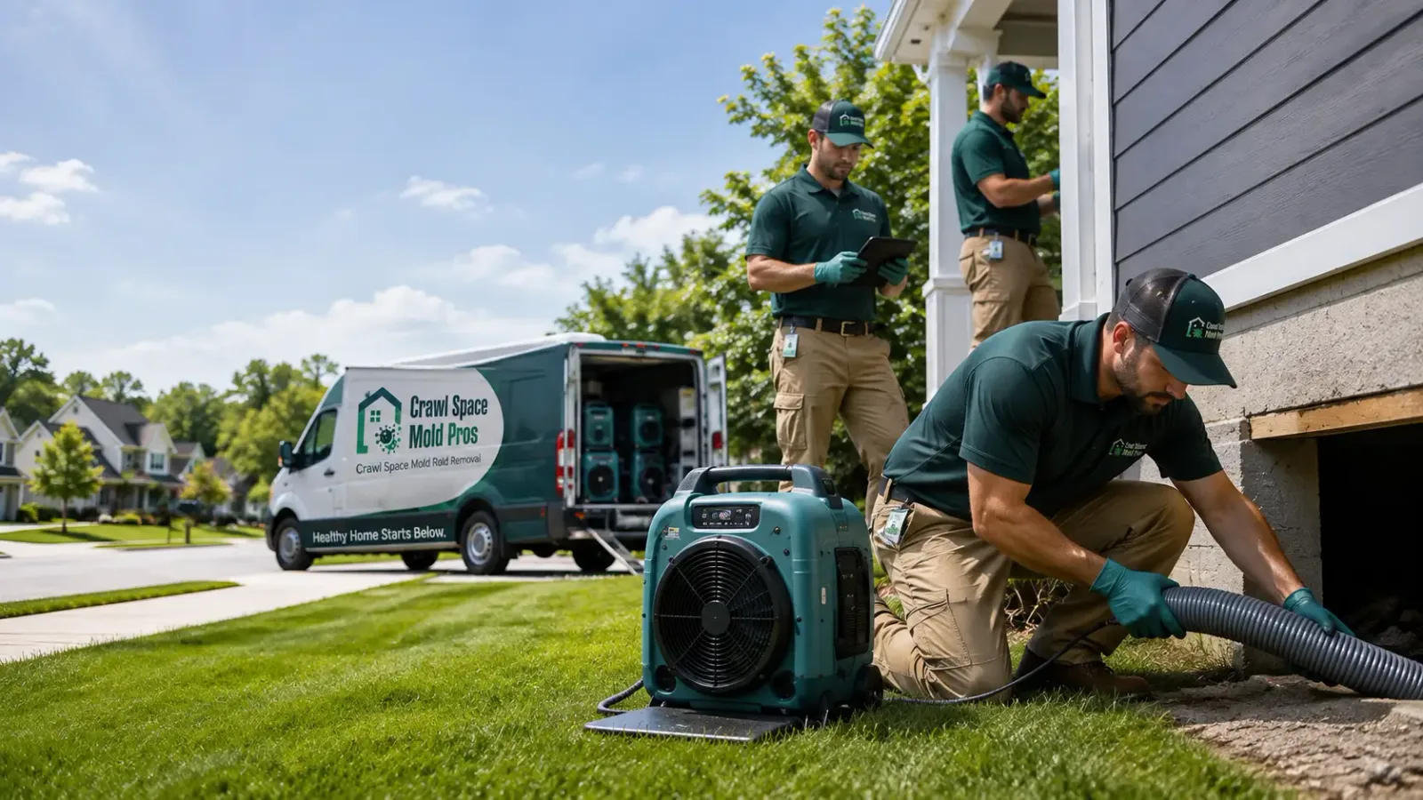 Crawl Space Mold Removal in Westphalia, MI